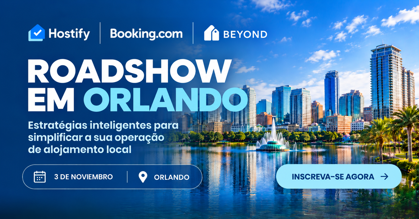 Conheça a equipa da Hostify no nosso Roadshow em Orlando