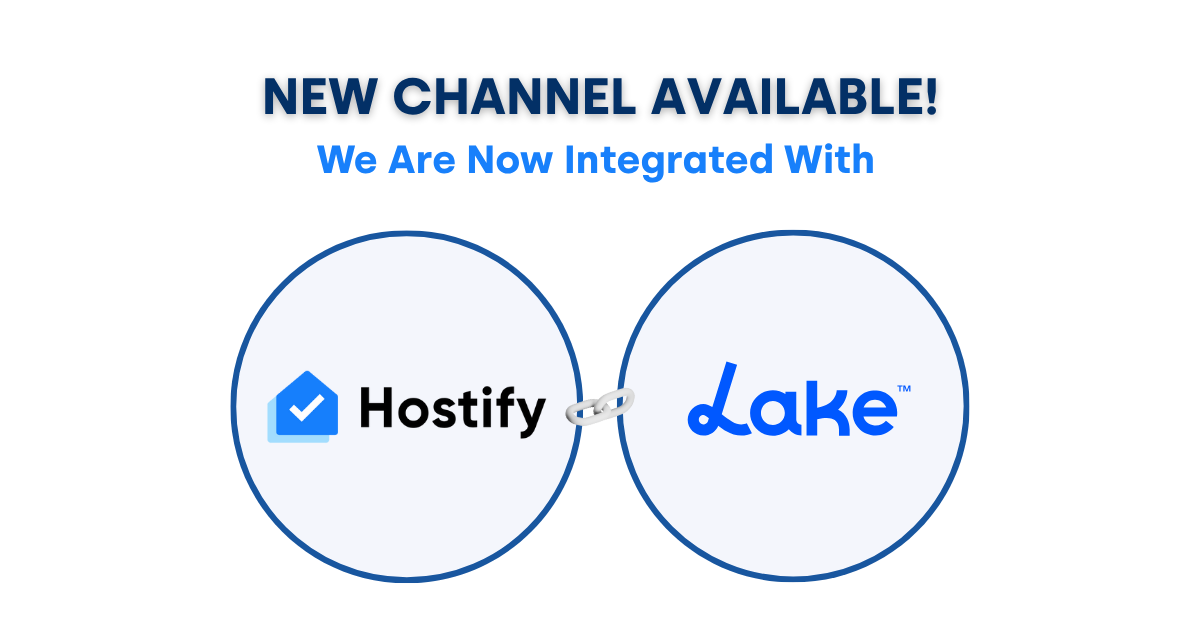 Nova Integração de Canal: O Lake.com já está disponível no Hostify!
