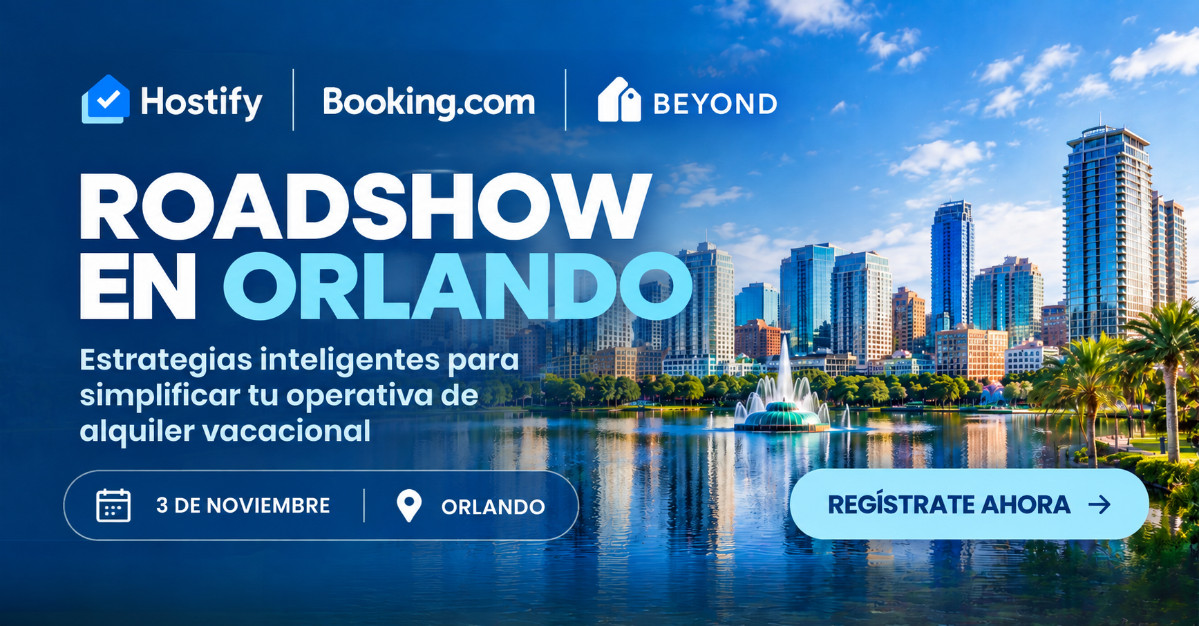 Conoce al equipo de Hostify en nuestro Roadshow de Orlando