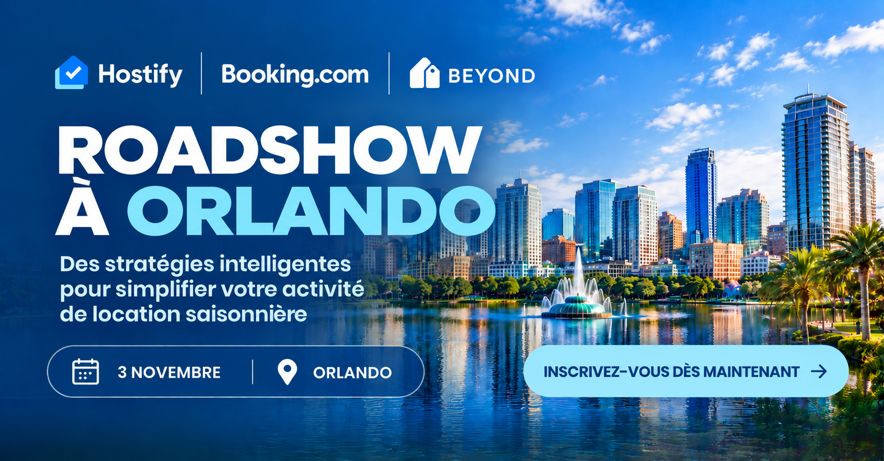Rencontrez l’équipe Hostify à notre Roadshow d’Orlando