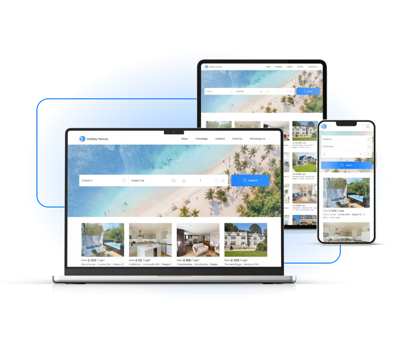 Website de reservas sem comissões
