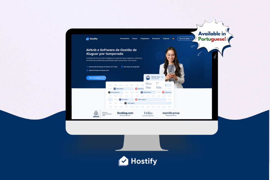 Hostify's website is now available in Portuguese!