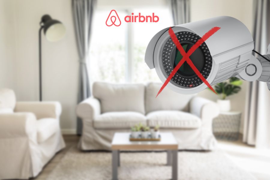 Airbnb anuncia la prohibición global de cámaras en interiores