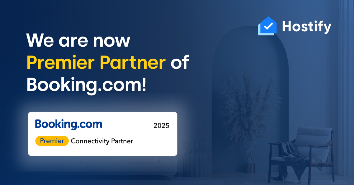 Hostify reconocido como Socio Premier de Booking.com