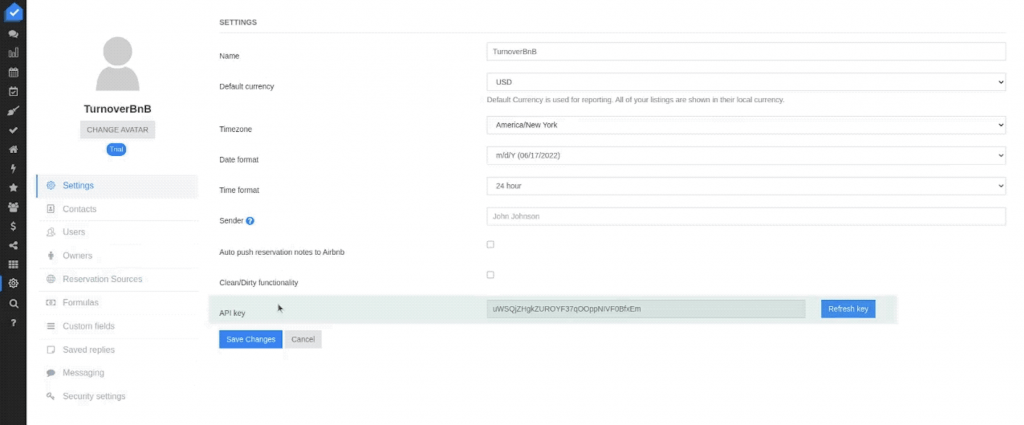 api turnoverbnb