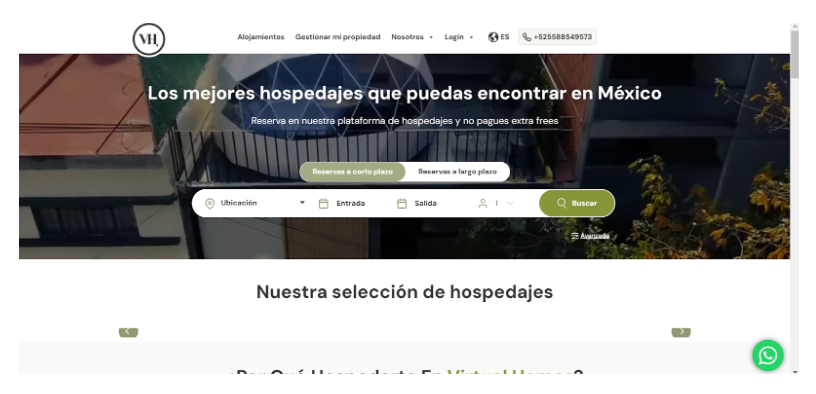 virtual homes cutom website