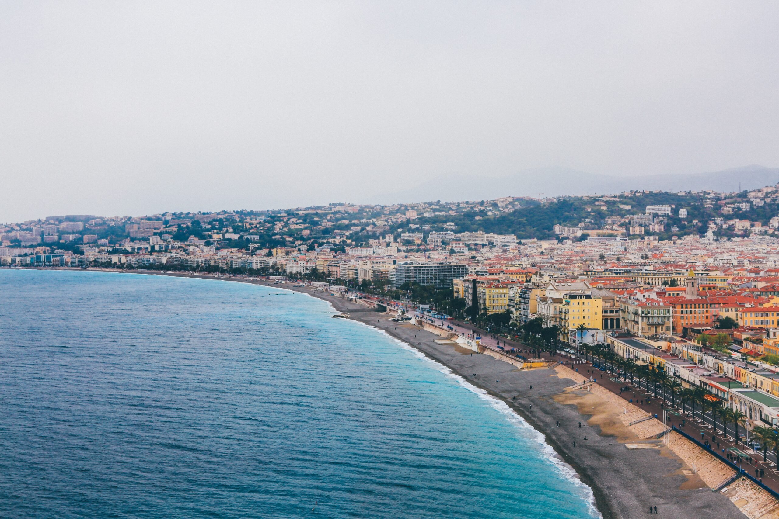 wide distant shot french riviera nice france scaled