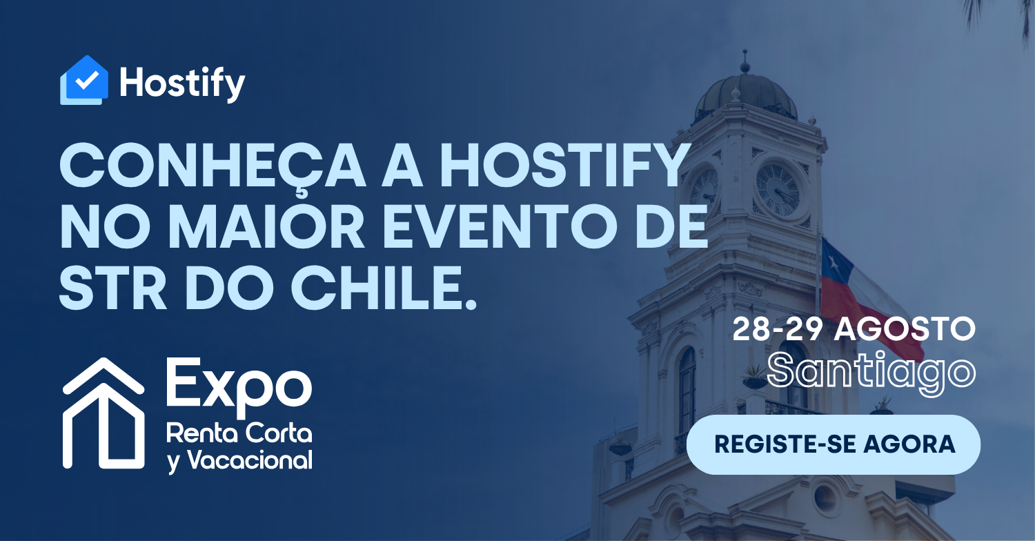 Hostify patrocina Expo Renta Corta y Vacacional 28-29 agosto Santiago Chile